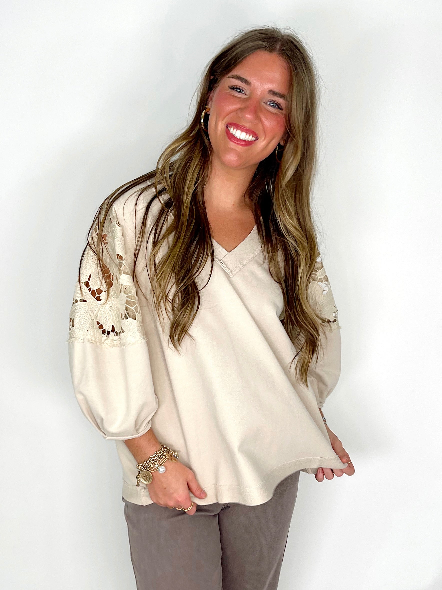 The Jillian Top-Sweatshirt-Oddi-The Village Shoppe, Women’s Fashion Boutique, Shop Online and In Store - Located in Muscle Shoals, AL.