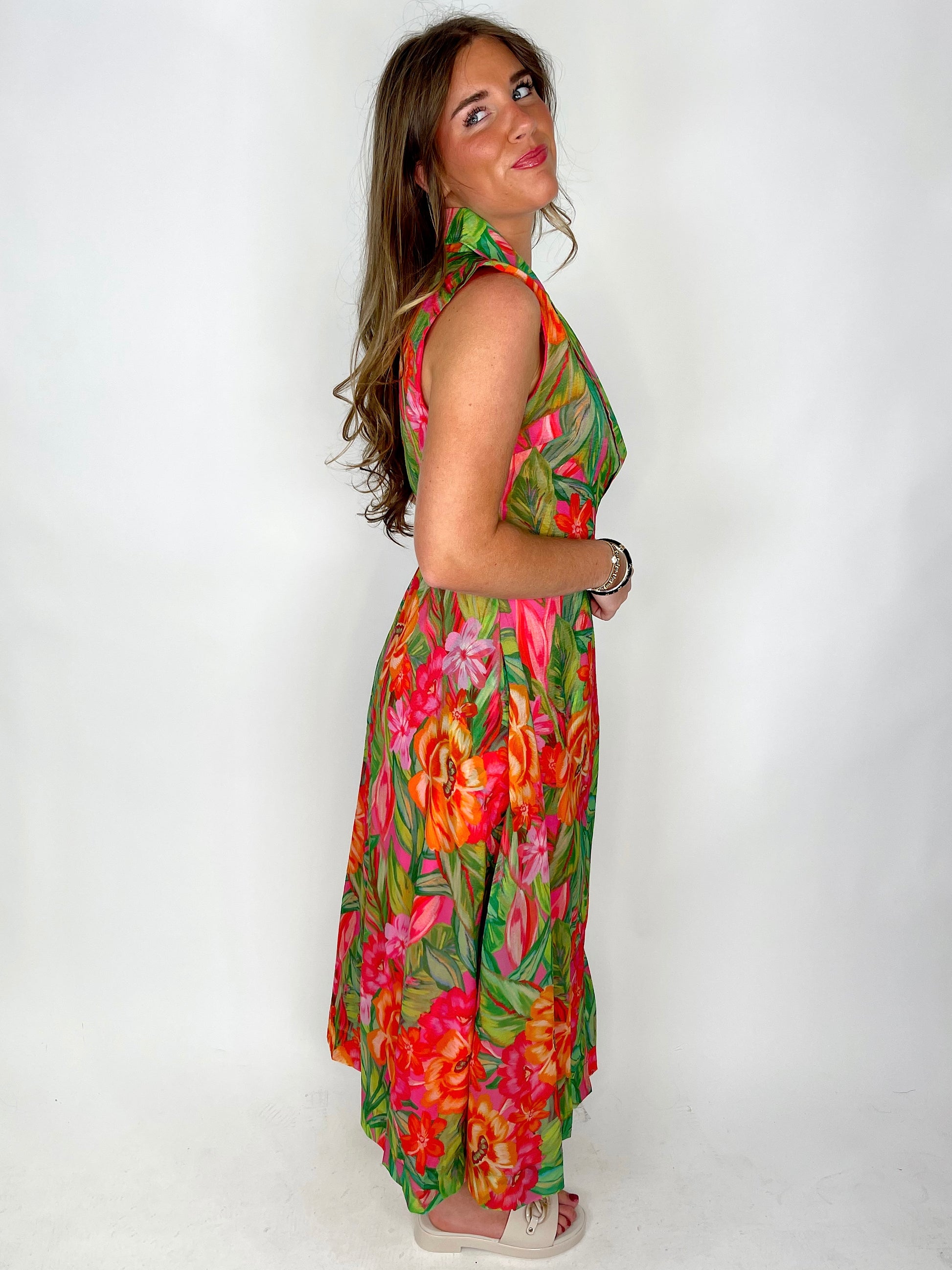 Palm Springs Midi Dress-Midi Dress-Flying Tomato-The Village Shoppe, Women’s Fashion Boutique, Shop Online and In Store - Located in Muscle Shoals, AL.