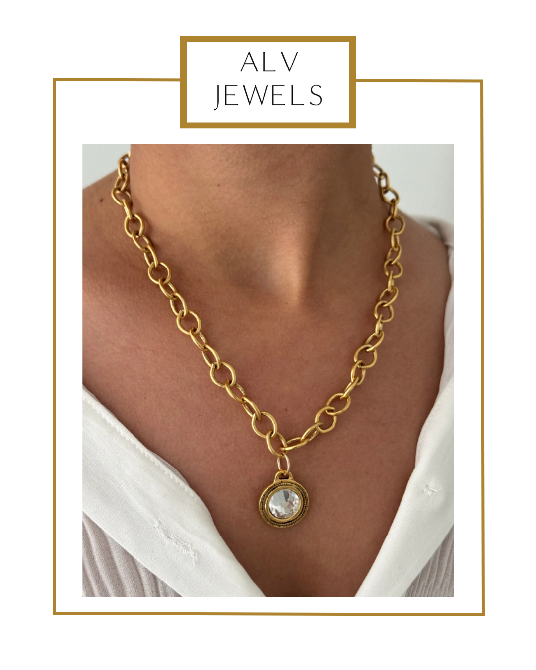 Giselle Necklace | ALV Jewels-Necklaces-ALV Jewels-The Village Shoppe, Women’s Fashion Boutique, Shop Online and In Store - Located in Muscle Shoals, AL.