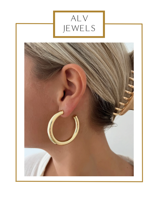 Koko Hoops | ALV Jewels-Earrings-ALV Jewels-The Village Shoppe, Women’s Fashion Boutique, Shop Online and In Store - Located in Muscle Shoals, AL.