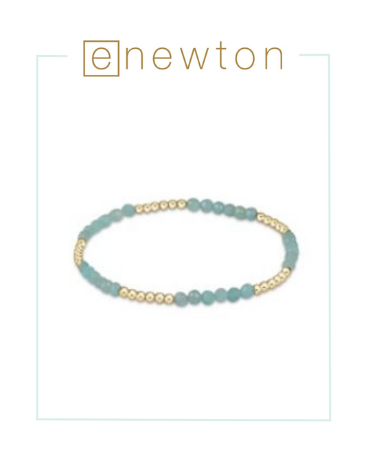 E Newton Blissful Pattern 2.5mm Bead Bracelet - Amazonite-Bracelets-ENEWTON-The Village Shoppe, Women’s Fashion Boutique, Shop Online and In Store - Located in Muscle Shoals, AL.