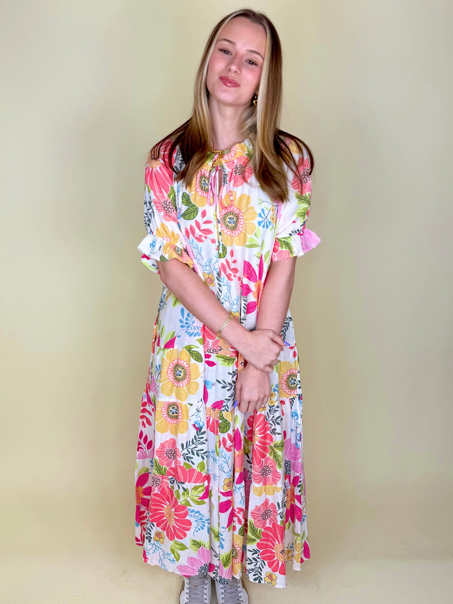 The Marisol Midi Dress-Maxi Dress-Easel-The Village Shoppe, Women’s Fashion Boutique, Shop Online and In Store - Located in Muscle Shoals, AL.