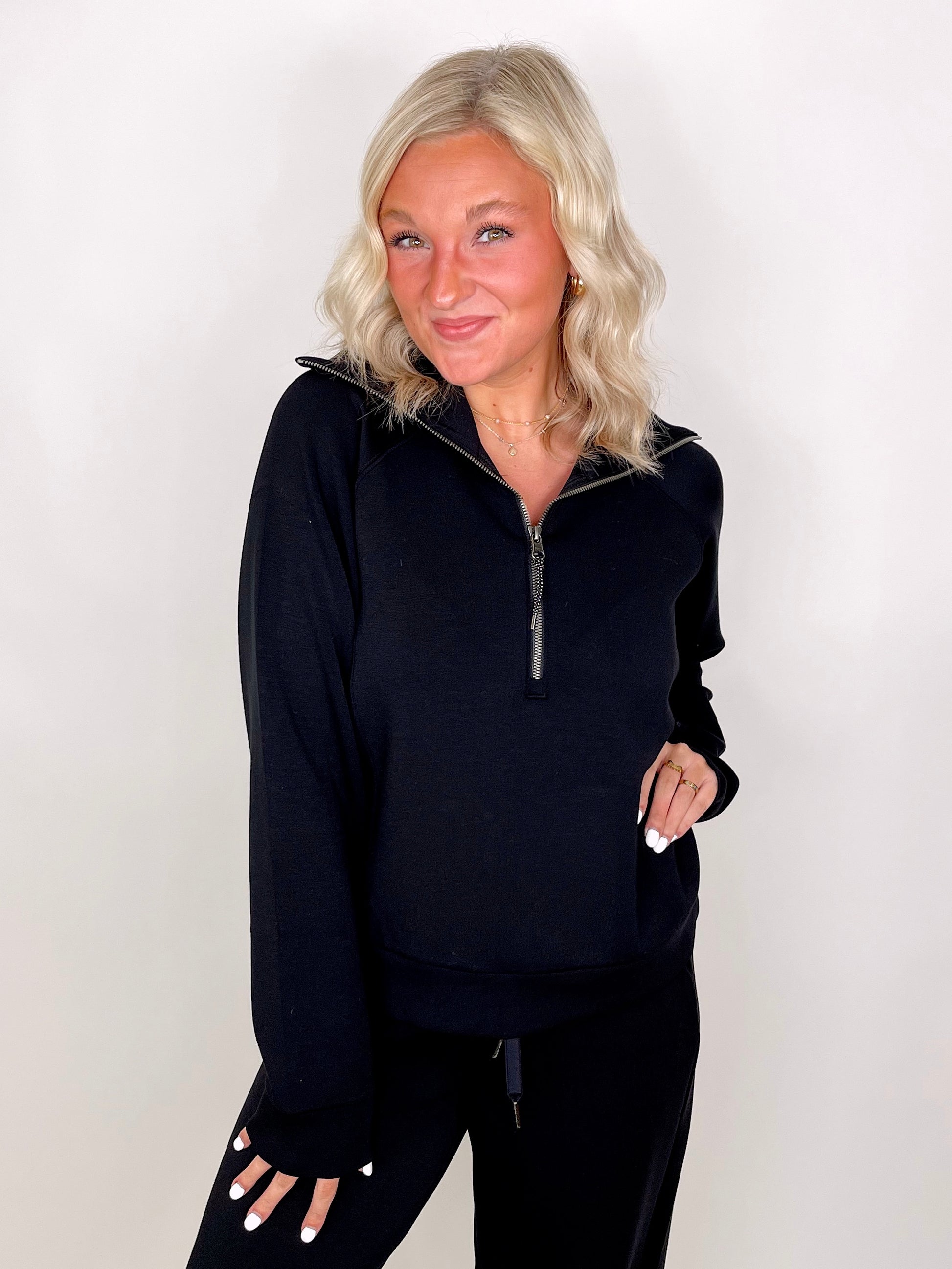 SPANX® Airessentials Half Zip Pullover – Occasionally Yours