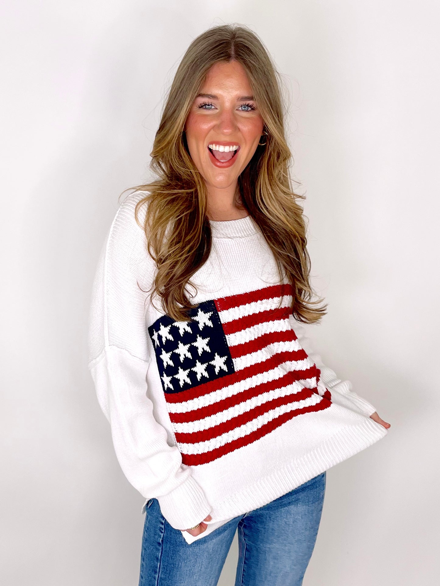 The American Honey Sweater-Sweaters-Miracle-The Village Shoppe, Women’s Fashion Boutique, Shop Online and In Store - Located in Muscle Shoals, AL.