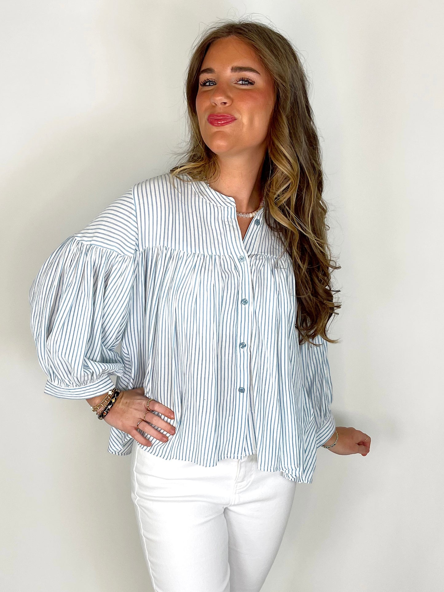 The Darby Top-3/4 Sleeves-Anniewear-The Village Shoppe, Women’s Fashion Boutique, Shop Online and In Store - Located in Muscle Shoals, AL.