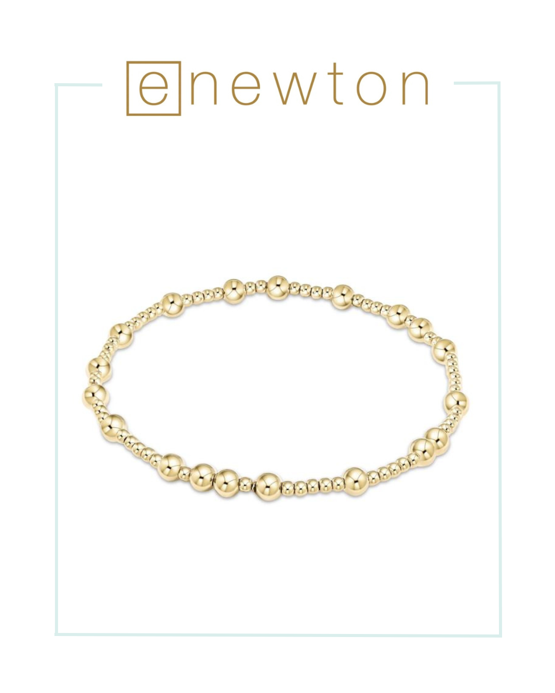 E Newton Hope Unwritten 4mm Bracelet - Gold-Bracelets-ENEWTON-The Village Shoppe, Women’s Fashion Boutique, Shop Online and In Store - Located in Muscle Shoals, AL.