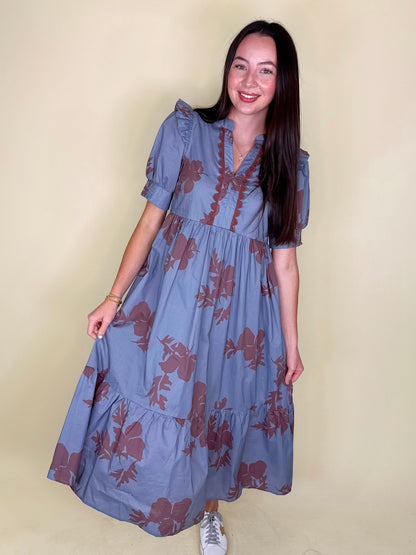 The Quincy Midi Dress-Midi Dress-Entro-The Village Shoppe, Women’s Fashion Boutique, Shop Online and In Store - Located in Muscle Shoals, AL.