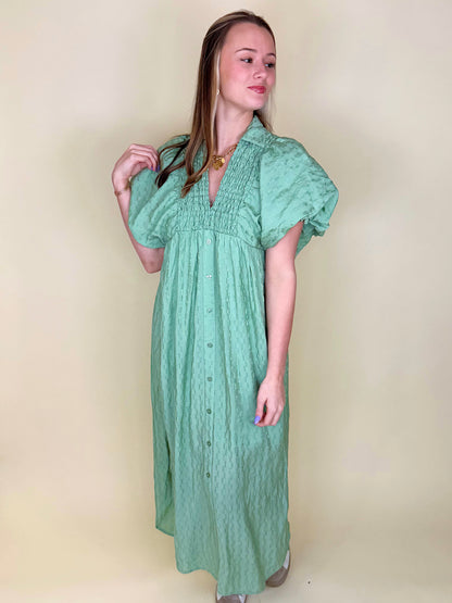 The Alexandra Midi Dress-Midi Dress-Entro-The Village Shoppe, Women’s Fashion Boutique, Shop Online and In Store - Located in Muscle Shoals, AL.