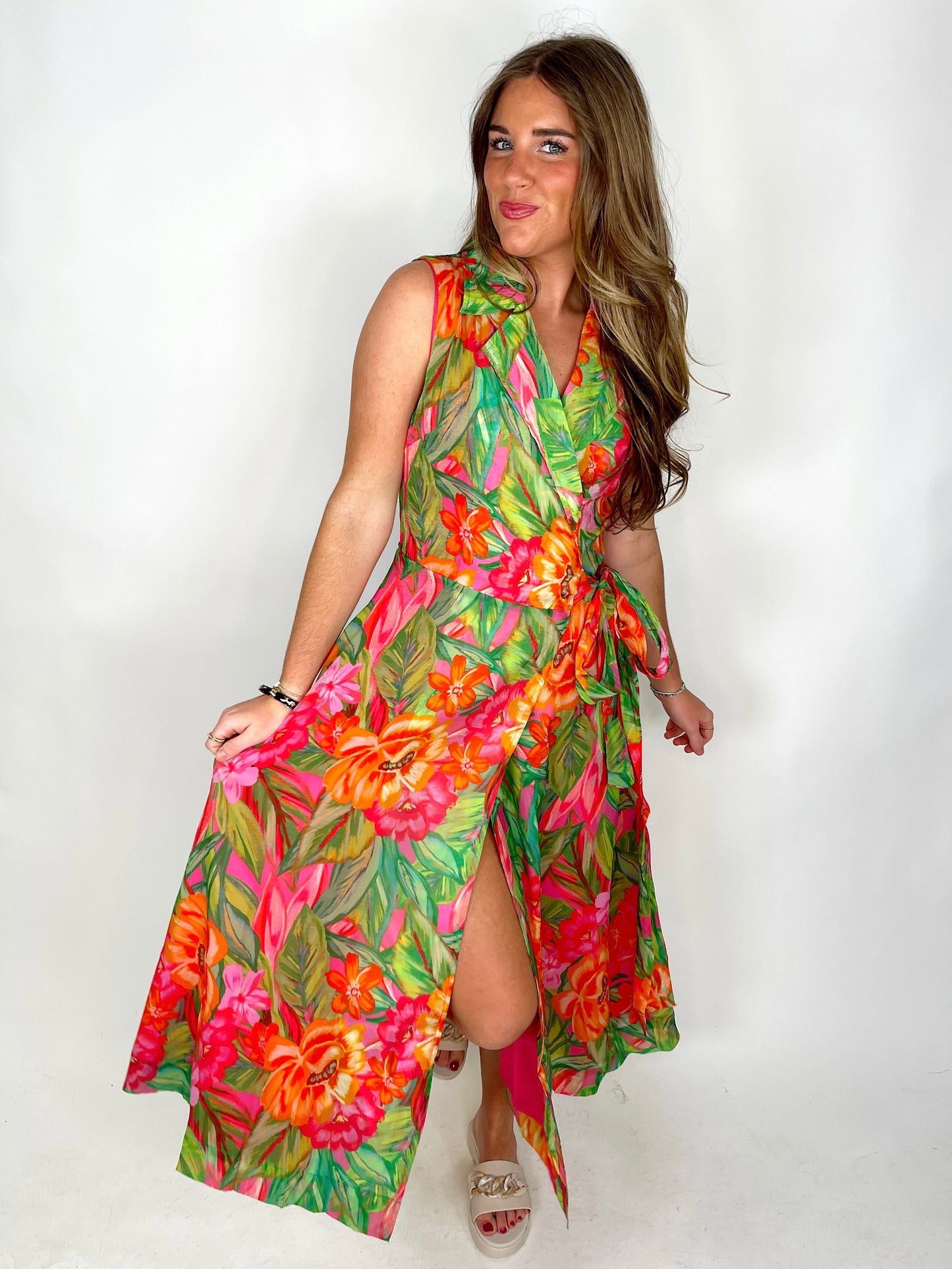 Palm Springs Midi Dress-Midi Dress-Flying Tomato-The Village Shoppe, Women’s Fashion Boutique, Shop Online and In Store - Located in Muscle Shoals, AL.