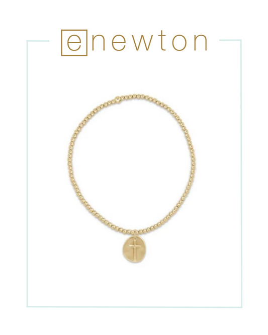 E Newton Extends Classic Gold 2mm Bead Bracelet - Inspire Small Gold Charm-Bracelets-ENEWTON-The Village Shoppe, Women’s Fashion Boutique, Shop Online and In Store - Located in Muscle Shoals, AL.