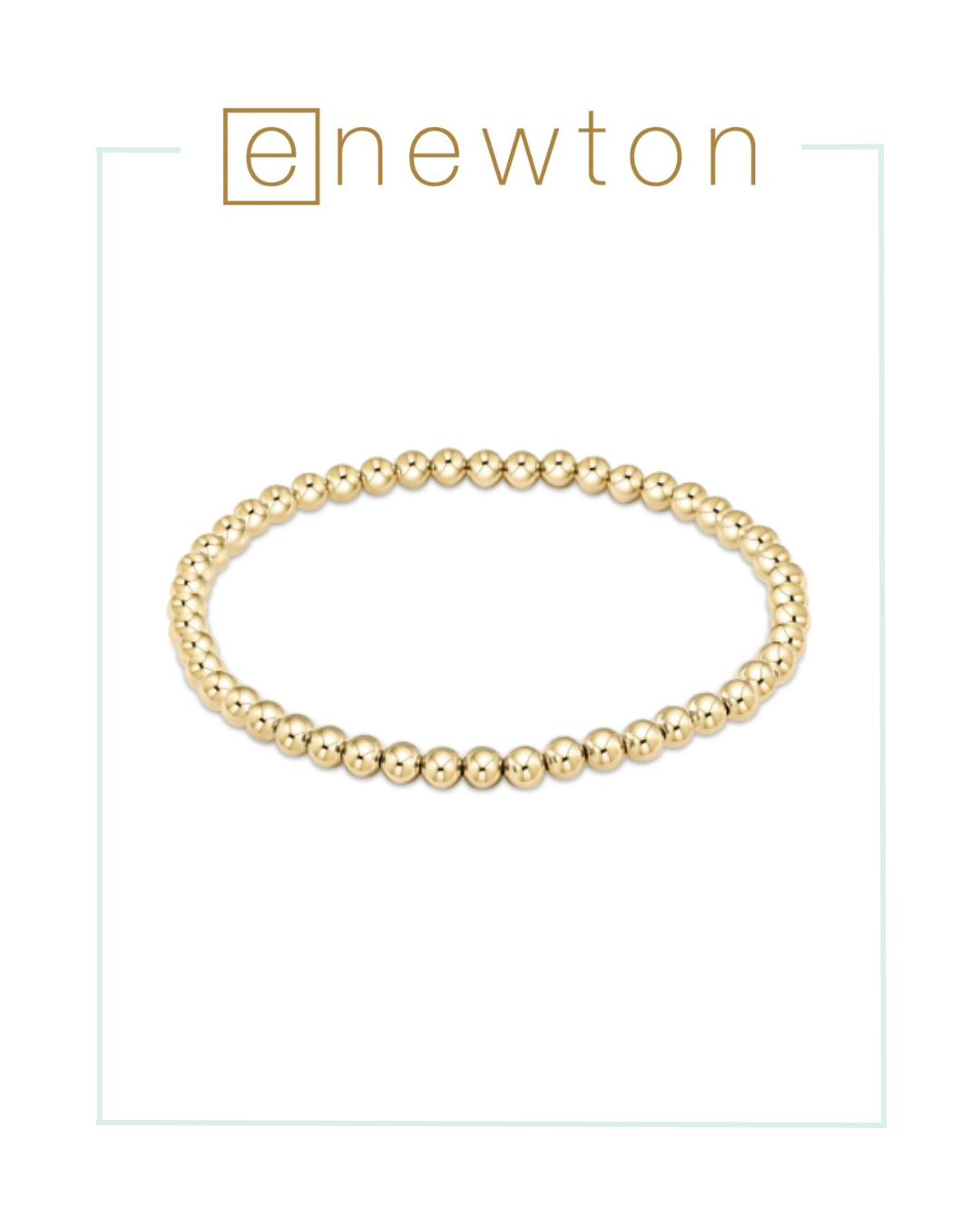 E Newton Extends | Classic Gold 4mm Bead Bracelet-Bracelets-ENEWTON-The Village Shoppe, Women’s Fashion Boutique, Shop Online and In Store - Located in Muscle Shoals, AL.