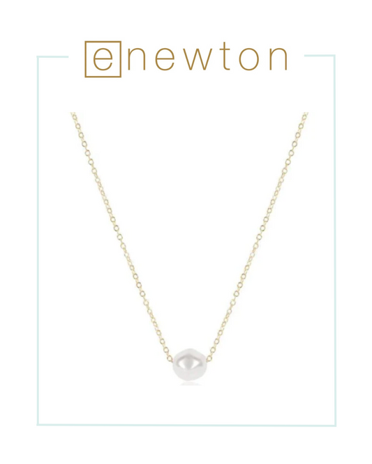 E Newton 16" Admire Peal Necklace - Gold-Necklaces-ENEWTON-The Village Shoppe, Women’s Fashion Boutique, Shop Online and In Store - Located in Muscle Shoals, AL.