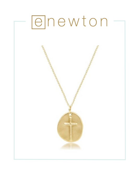 E Newton 16" Inspire Gold Charm Necklace-Necklaces-ENEWTON-The Village Shoppe, Women’s Fashion Boutique, Shop Online and In Store - Located in Muscle Shoals, AL.