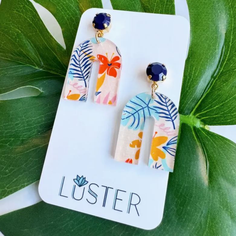 Palms Up Earrings-Earrings-Luster-The Village Shoppe, Women’s Fashion Boutique, Shop Online and In Store - Located in Muscle Shoals, AL.