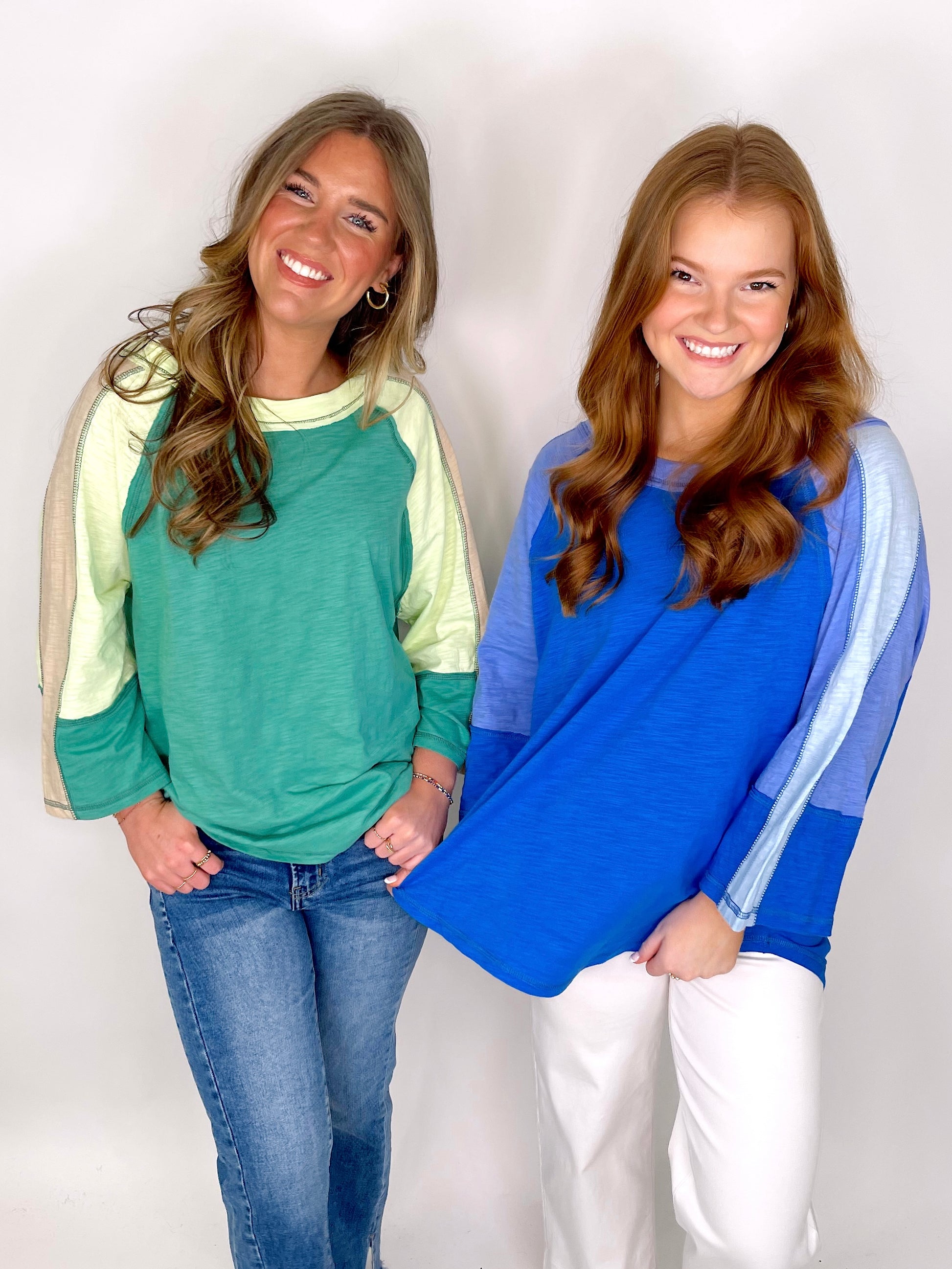 The Tonya Top-3/4 Sleeves-Easel-The Village Shoppe, Women’s Fashion Boutique, Shop Online and In Store - Located in Muscle Shoals, AL.