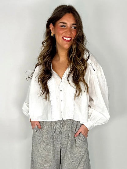 The Addie Blouse-Blouse-Sundayup-The Village Shoppe, Women’s Fashion Boutique, Shop Online and In Store - Located in Muscle Shoals, AL.