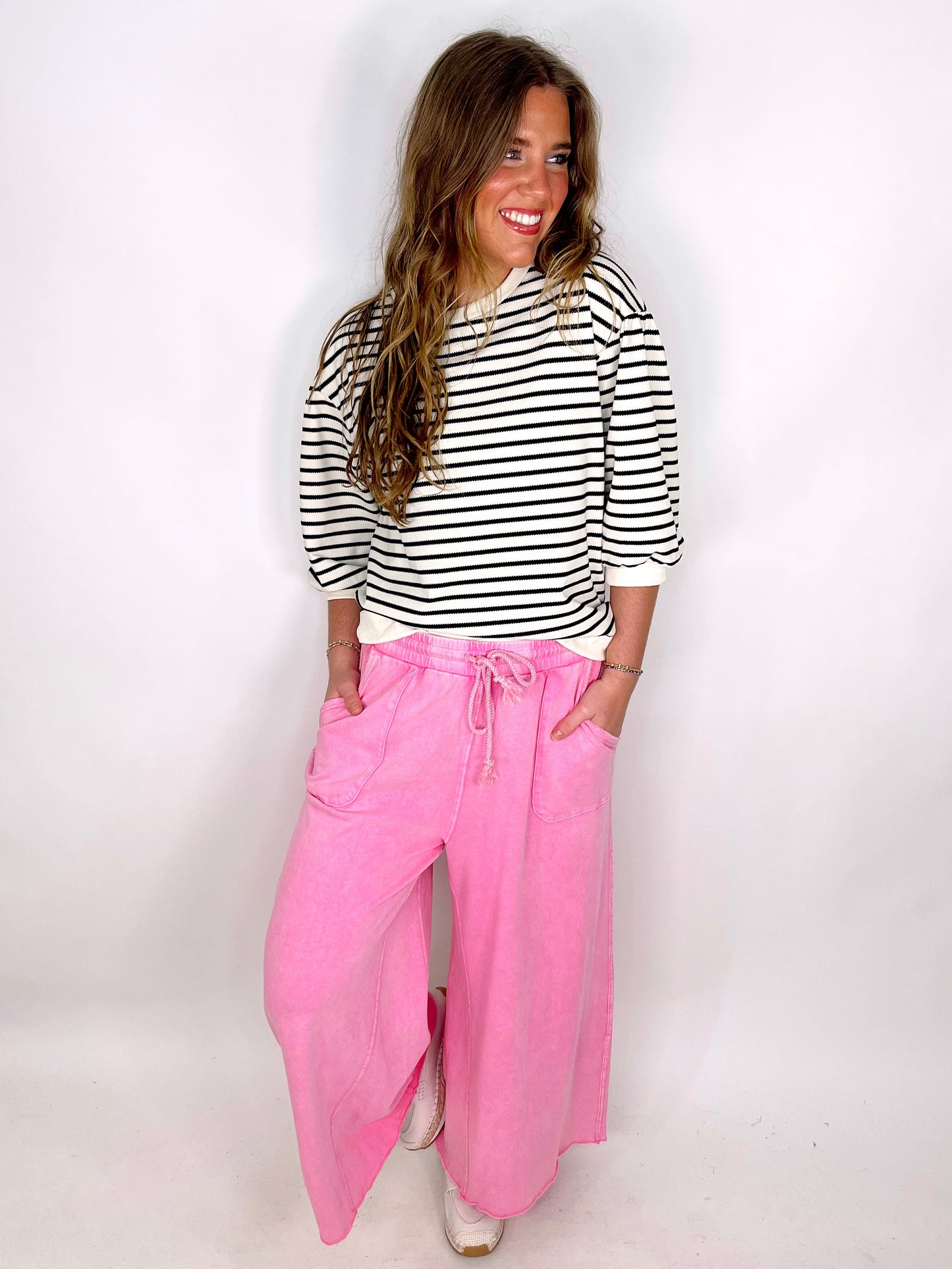 The Leslie Bottoms-Lounge Pants-Easel-The Village Shoppe, Women’s Fashion Boutique, Shop Online and In Store - Located in Muscle Shoals, AL.