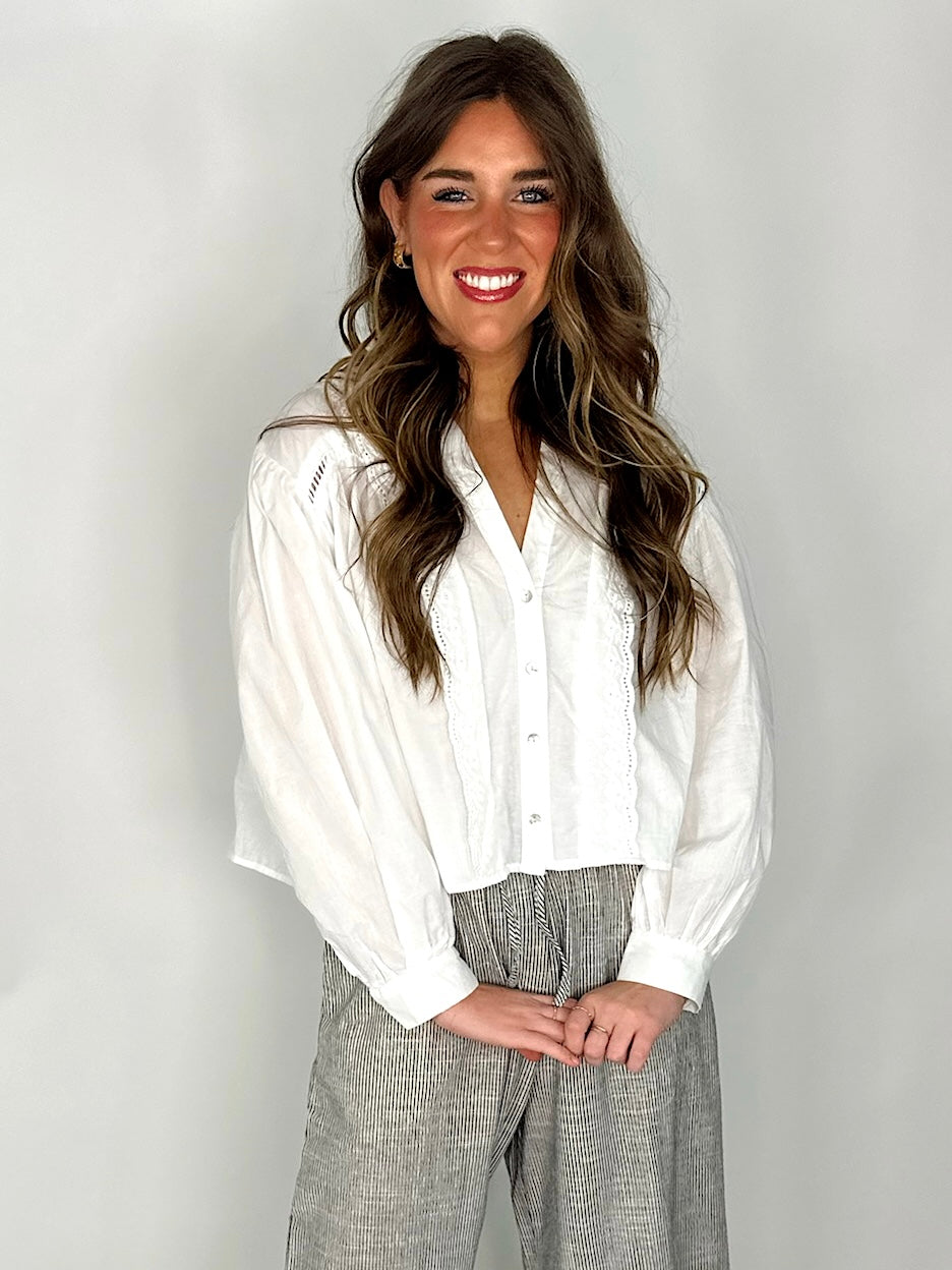 The Addie Blouse-Blouse-Sundayup-The Village Shoppe, Women’s Fashion Boutique, Shop Online and In Store - Located in Muscle Shoals, AL.