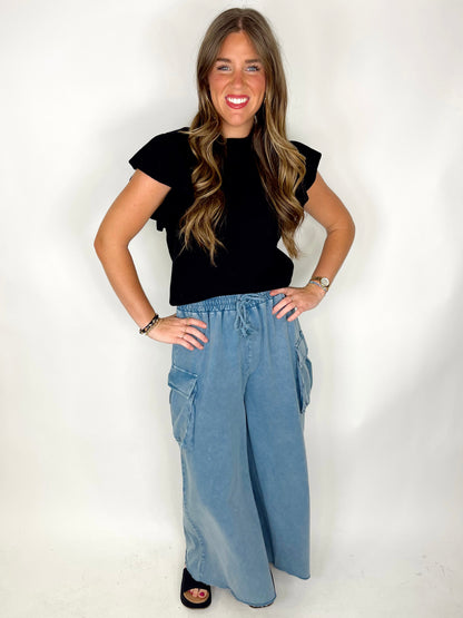 The Lizzie Bottoms-Pull On Pant-Easel-The Village Shoppe, Women’s Fashion Boutique, Shop Online and In Store - Located in Muscle Shoals, AL.