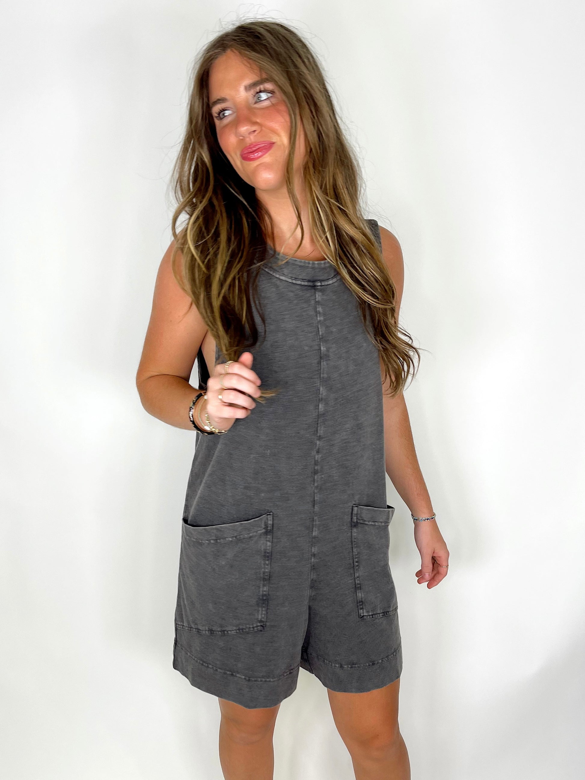 The Albany Romper-Romper-Rae Mode-The Village Shoppe, Women’s Fashion Boutique, Shop Online and In Store - Located in Muscle Shoals, AL.