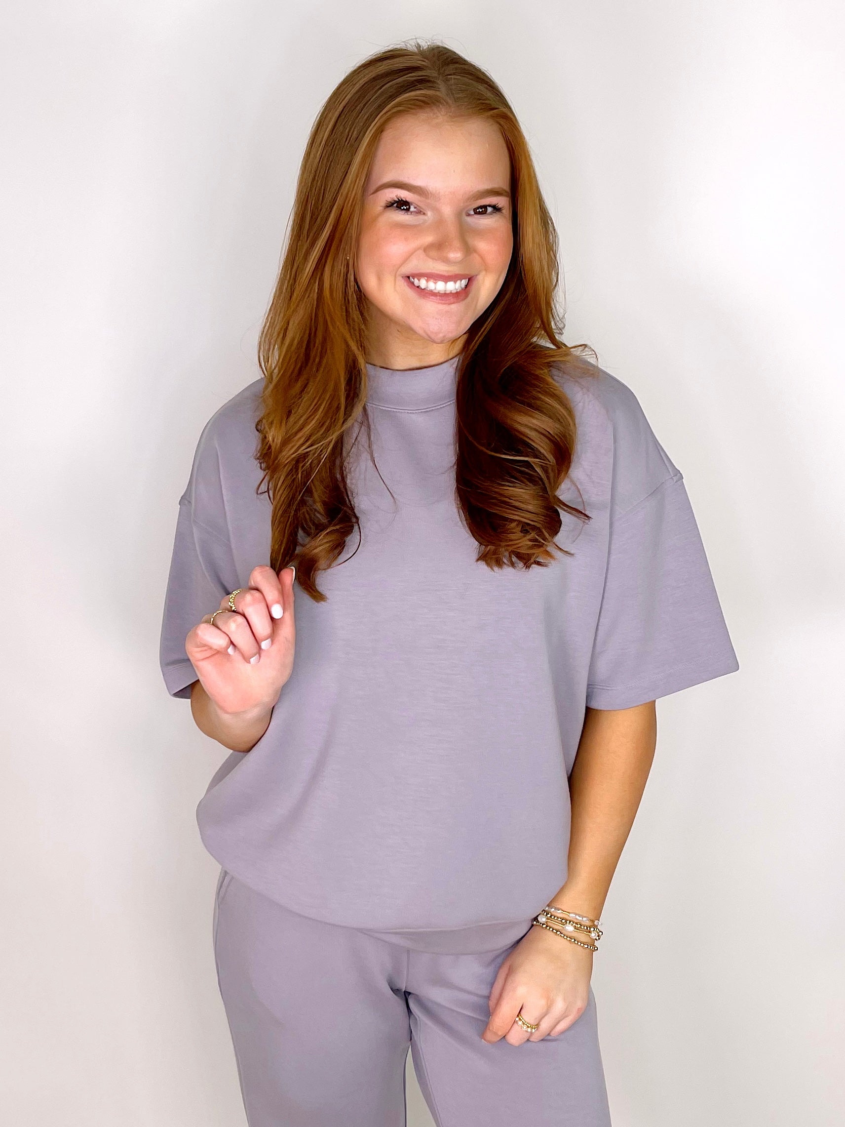 The Monica Top-Short Sleeves-Rae Mode-The Village Shoppe, Women’s Fashion Boutique, Shop Online and In Store - Located in Muscle Shoals, AL.