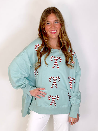 Taste of Christmas Sweatshirt-Sweatshirt-Fantastic Fawn-The Village Shoppe, Women’s Fashion Boutique, Shop Online and In Store - Located in Muscle Shoals, AL.