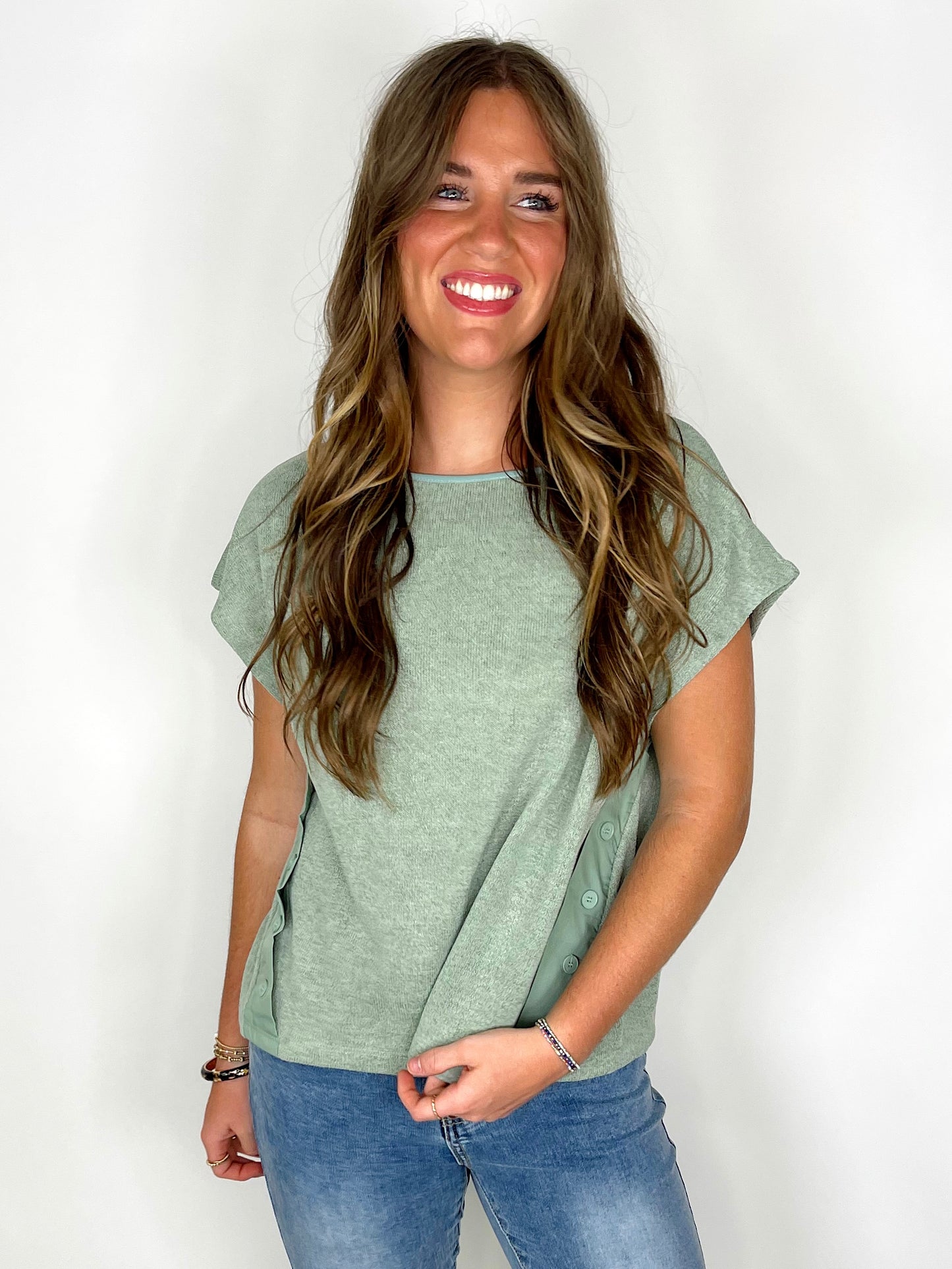 The Jamie Top-Short Sleeves-Anniewear-The Village Shoppe, Women’s Fashion Boutique, Shop Online and In Store - Located in Muscle Shoals, AL.