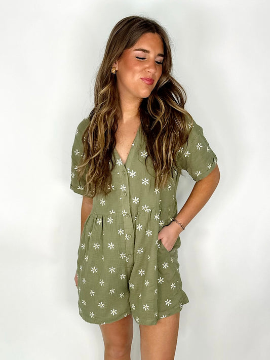 The Britney Romper-Romper-J.nna-The Village Shoppe, Women’s Fashion Boutique, Shop Online and In Store - Located in Muscle Shoals, AL.