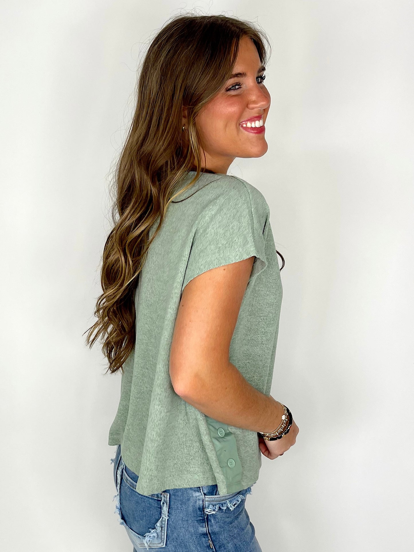 The Jamie Top-Short Sleeves-Anniewear-The Village Shoppe, Women’s Fashion Boutique, Shop Online and In Store - Located in Muscle Shoals, AL.