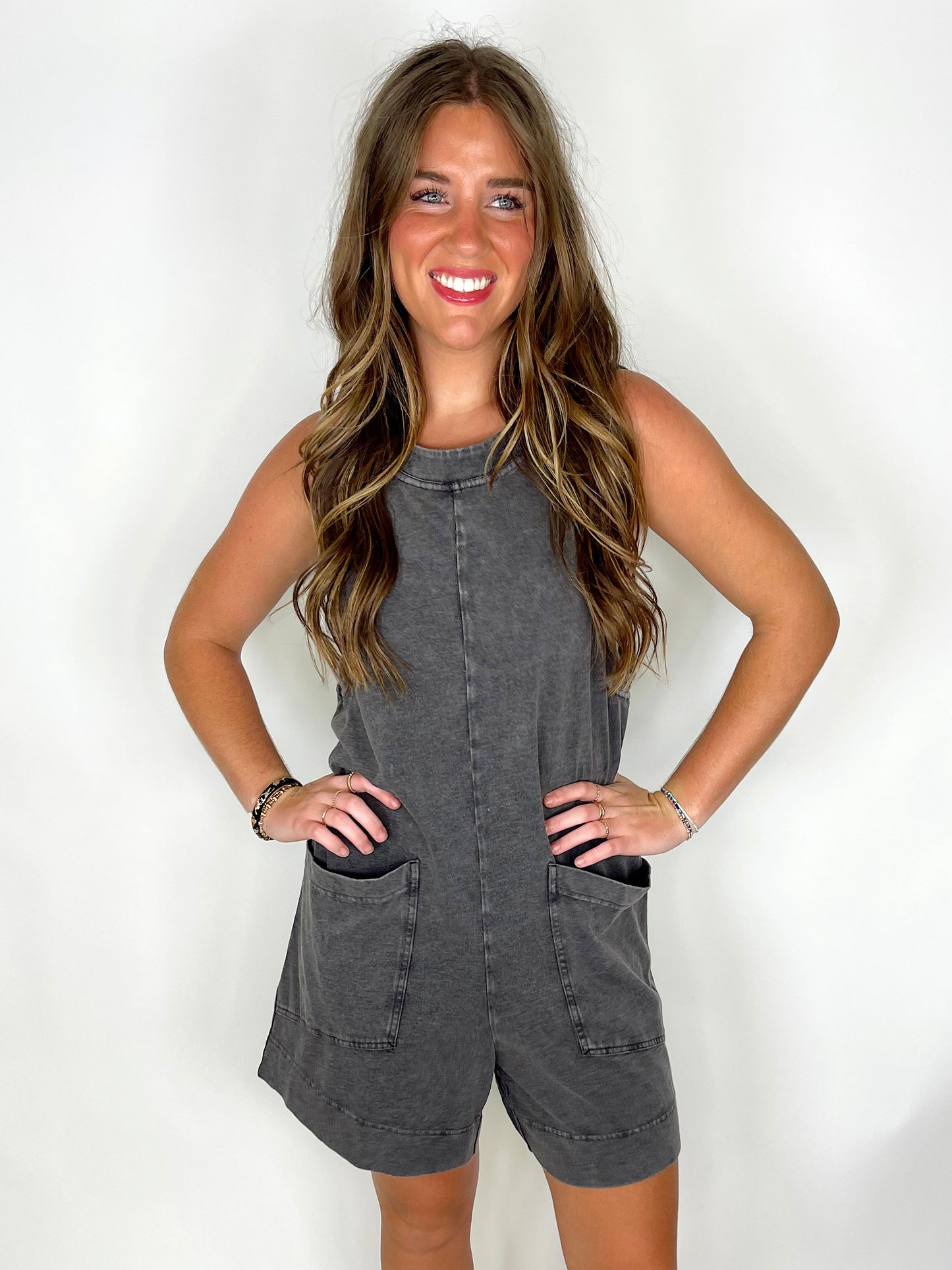 The Albany Romper-Romper-Rae Mode-The Village Shoppe, Women’s Fashion Boutique, Shop Online and In Store - Located in Muscle Shoals, AL.