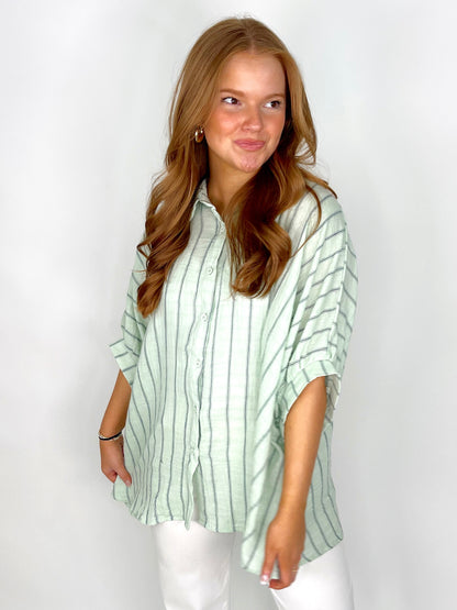 The Destin Blouse-Short Sleeves-Anniewear-The Village Shoppe, Women’s Fashion Boutique, Shop Online and In Store - Located in Muscle Shoals, AL.