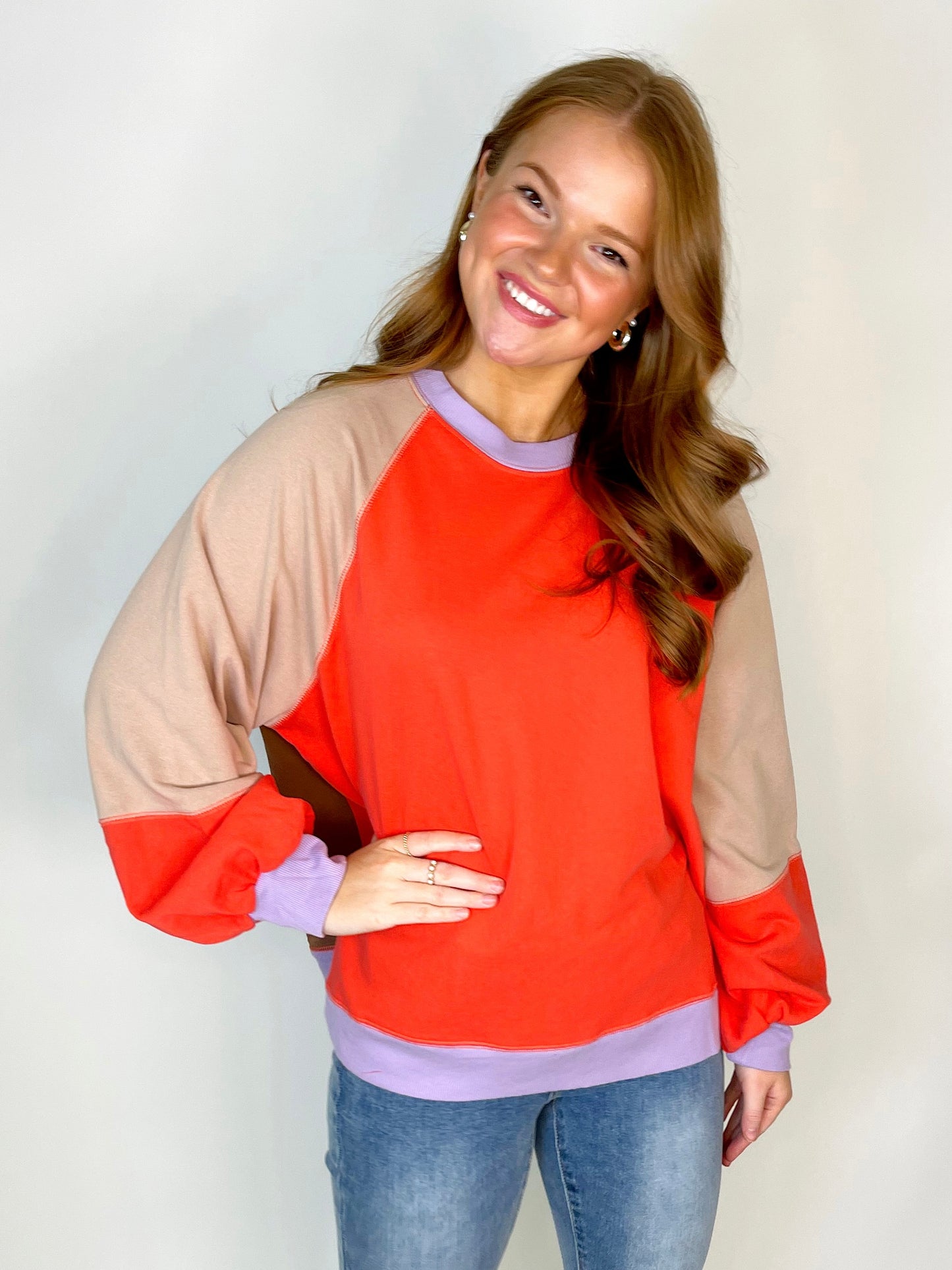 The Cameron Pullover-Pullover-Easel-The Village Shoppe, Women’s Fashion Boutique, Shop Online and In Store - Located in Muscle Shoals, AL.