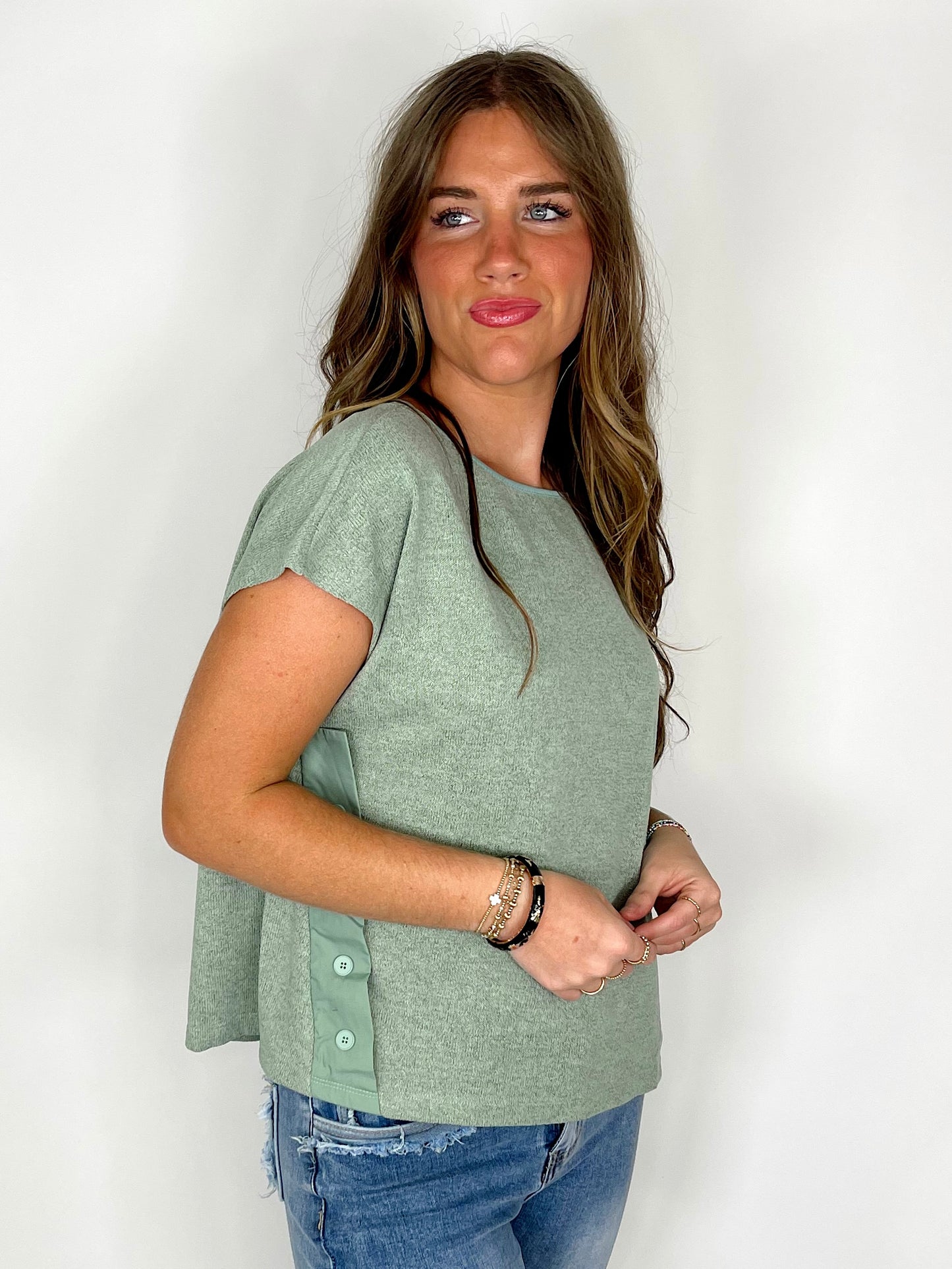 The Jamie Top-Short Sleeves-Anniewear-The Village Shoppe, Women’s Fashion Boutique, Shop Online and In Store - Located in Muscle Shoals, AL.