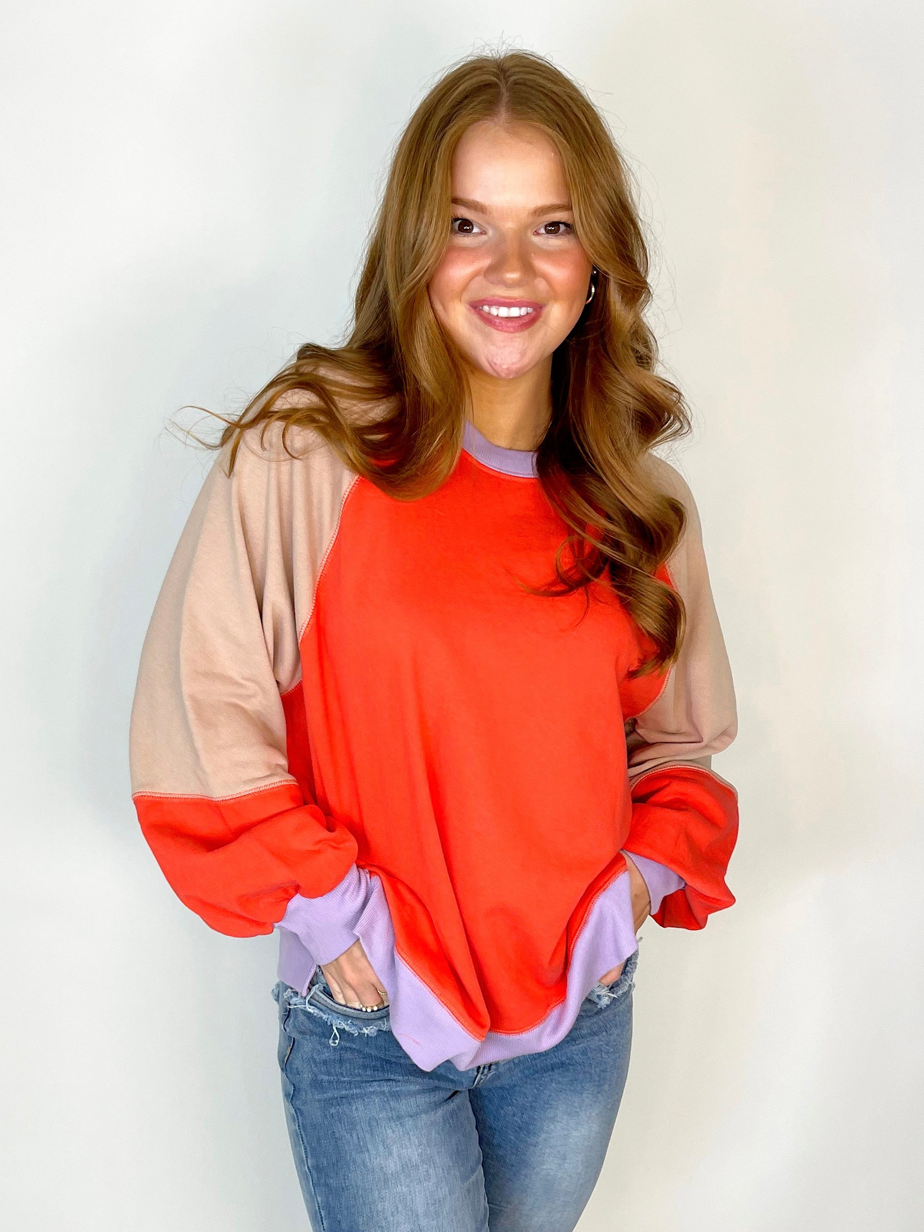 The Cameron Pullover-Pullover-Easel-The Village Shoppe, Women’s Fashion Boutique, Shop Online and In Store - Located in Muscle Shoals, AL.