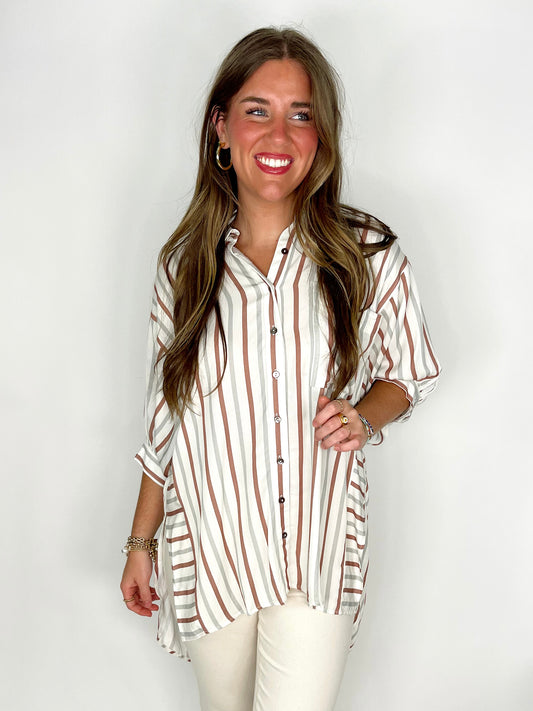 The Morgan Blouse-Button-Ups-Entro-The Village Shoppe, Women’s Fashion Boutique, Shop Online and In Store - Located in Muscle Shoals, AL.