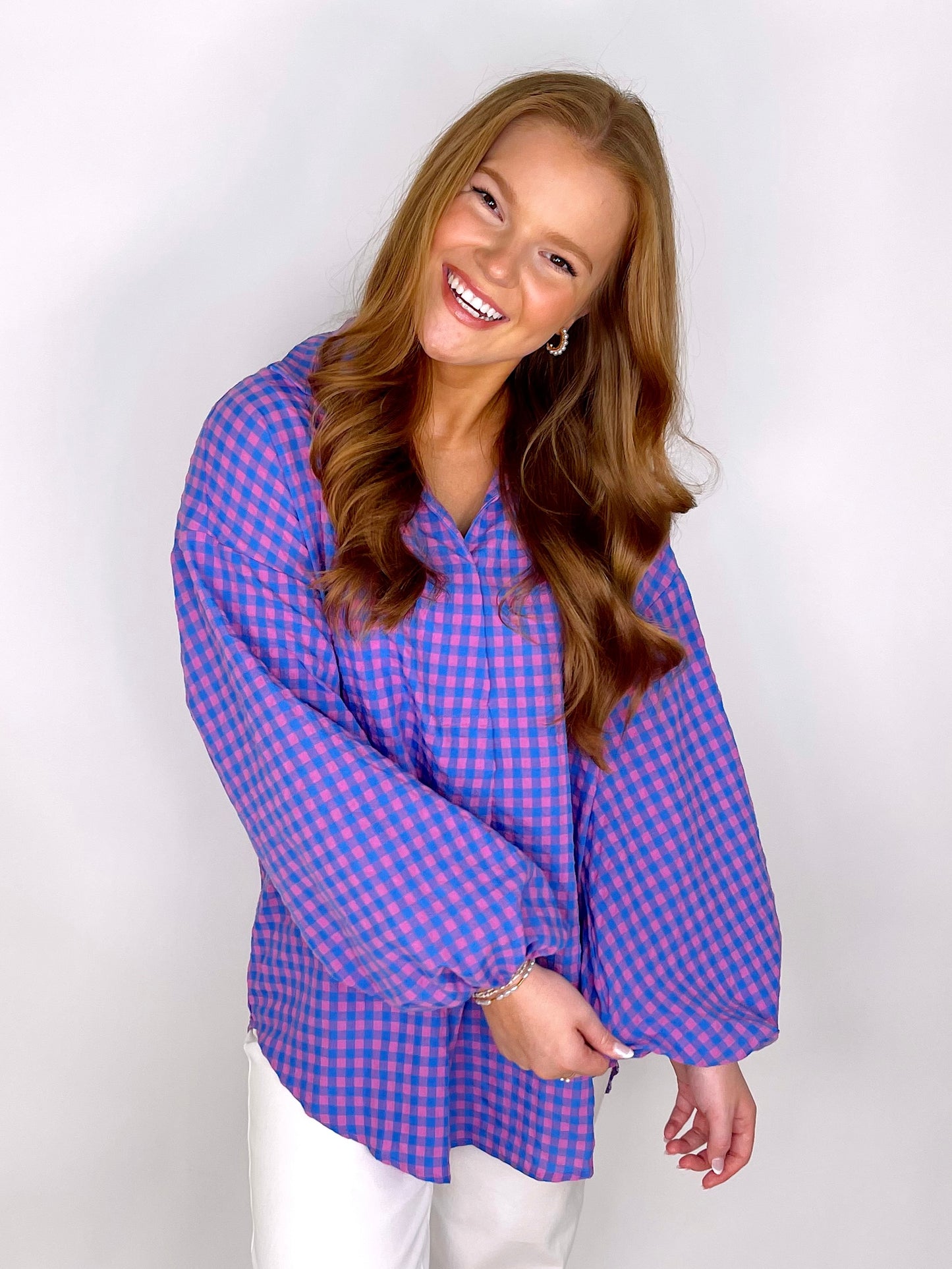 The Mallory Top-Long Sleeves-Anniewear-The Village Shoppe, Women’s Fashion Boutique, Shop Online and In Store - Located in Muscle Shoals, AL.
