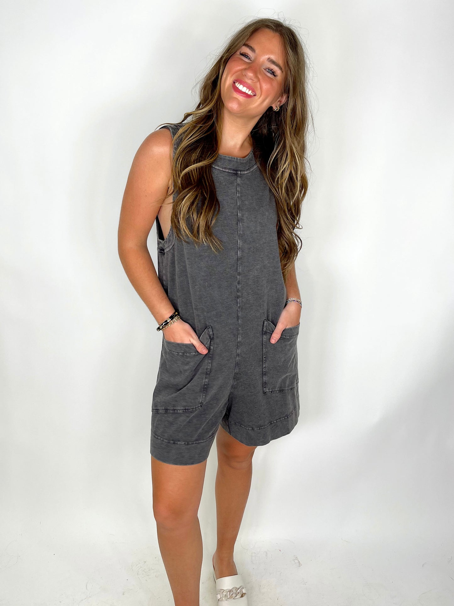 The Albany Romper-Romper-Rae Mode-The Village Shoppe, Women’s Fashion Boutique, Shop Online and In Store - Located in Muscle Shoals, AL.