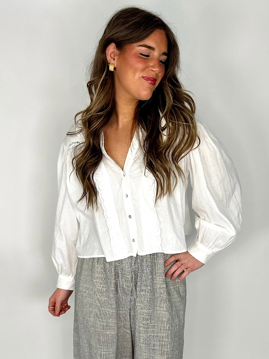 The Addie Blouse-Blouse-Sundayup-The Village Shoppe, Women’s Fashion Boutique, Shop Online and In Store - Located in Muscle Shoals, AL.