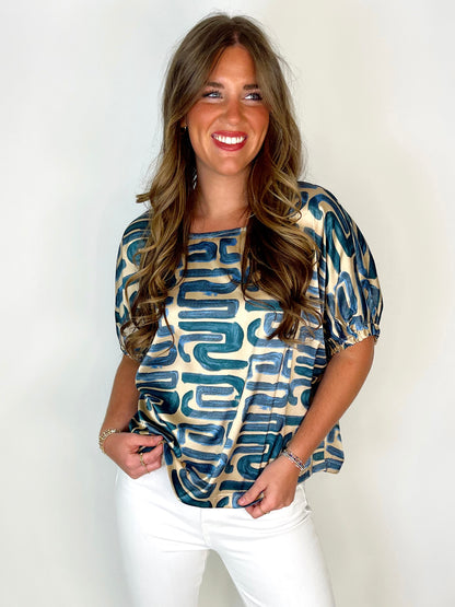 The Stella Top-Short Sleeves-ee:some-The Village Shoppe, Women’s Fashion Boutique, Shop Online and In Store - Located in Muscle Shoals, AL.