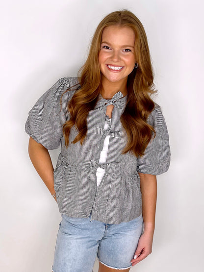 The August Top-Blouse-Olivaceous-The Village Shoppe, Women’s Fashion Boutique, Shop Online and In Store - Located in Muscle Shoals, AL.