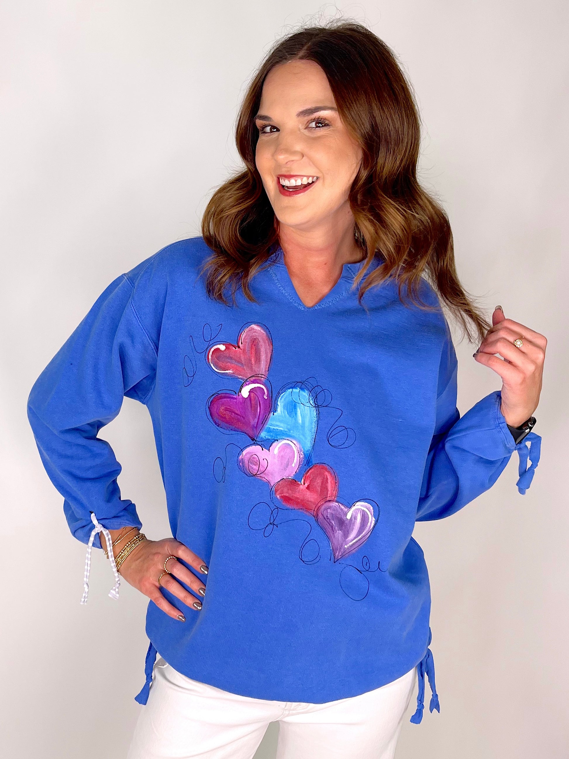 Crazy in Love Sweatshirt-Sweatshirt-Kunky's-The Village Shoppe, Women’s Fashion Boutique, Shop Online and In Store - Located in Muscle Shoals, AL.