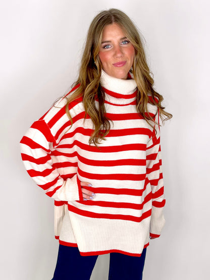 Up on the Housetop Sweater-Turtleneck-First Love-The Village Shoppe, Women’s Fashion Boutique, Shop Online and In Store - Located in Muscle Shoals, AL.