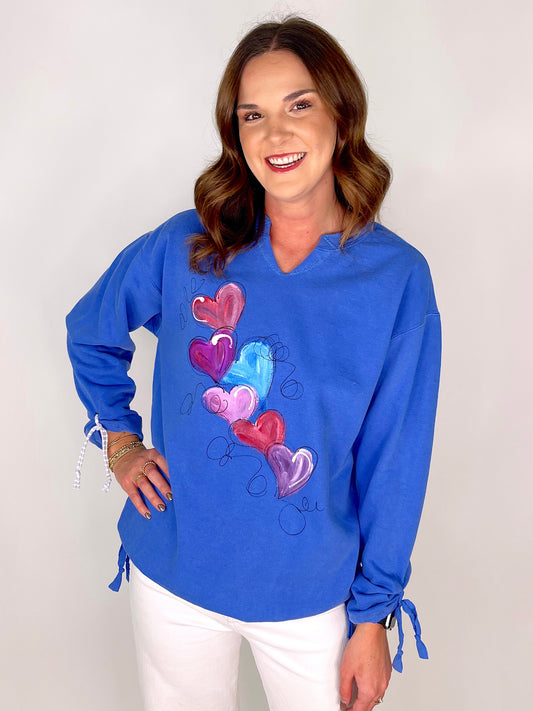 Crazy in Love Sweatshirt-Sweatshirt-Kunky's-The Village Shoppe, Women’s Fashion Boutique, Shop Online and In Store - Located in Muscle Shoals, AL.