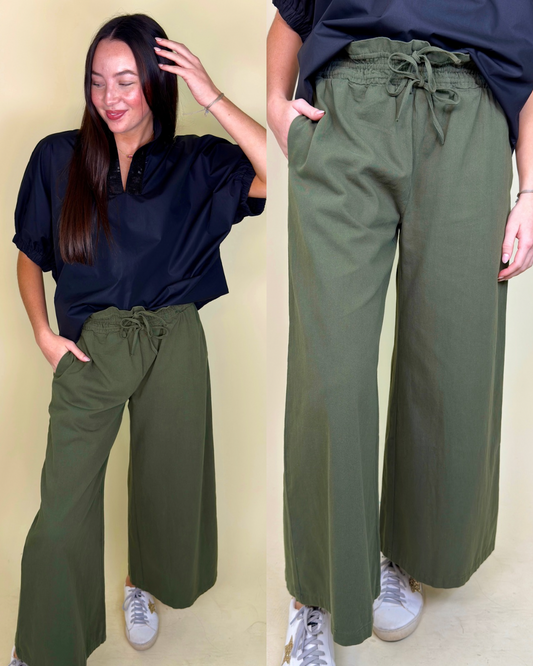 The Olivia Bottoms-Pull On Pant-Entro-The Village Shoppe, Women’s Fashion Boutique, Shop Online and In Store - Located in Muscle Shoals, AL.