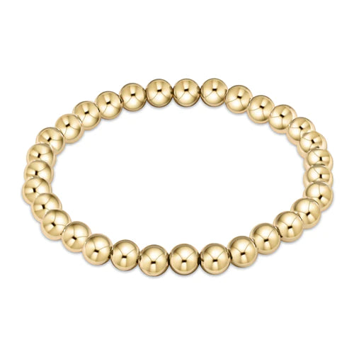 E Newton Classic Gold 6mm Bead Bracelet-Bracelets-ENEWTON-The Village Shoppe, Women’s Fashion Boutique, Shop Online and In Store - Located in Muscle Shoals, AL.