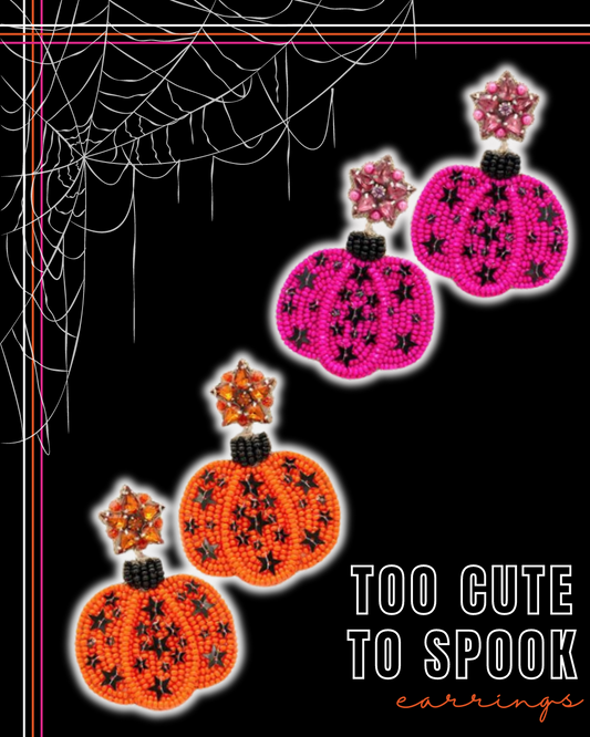 Too Cute to Spook Earrings-Seed Beed Earring-Golden Stella-The Village Shoppe, Women’s Fashion Boutique, Shop Online and In Store - Located in Muscle Shoals, AL.