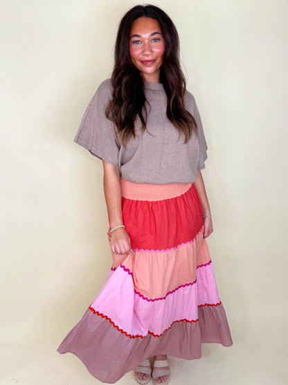 The Rose Maxi Skirt-Skirts-Easel-The Village Shoppe, Women’s Fashion Boutique, Shop Online and In Store - Located in Muscle Shoals, AL.