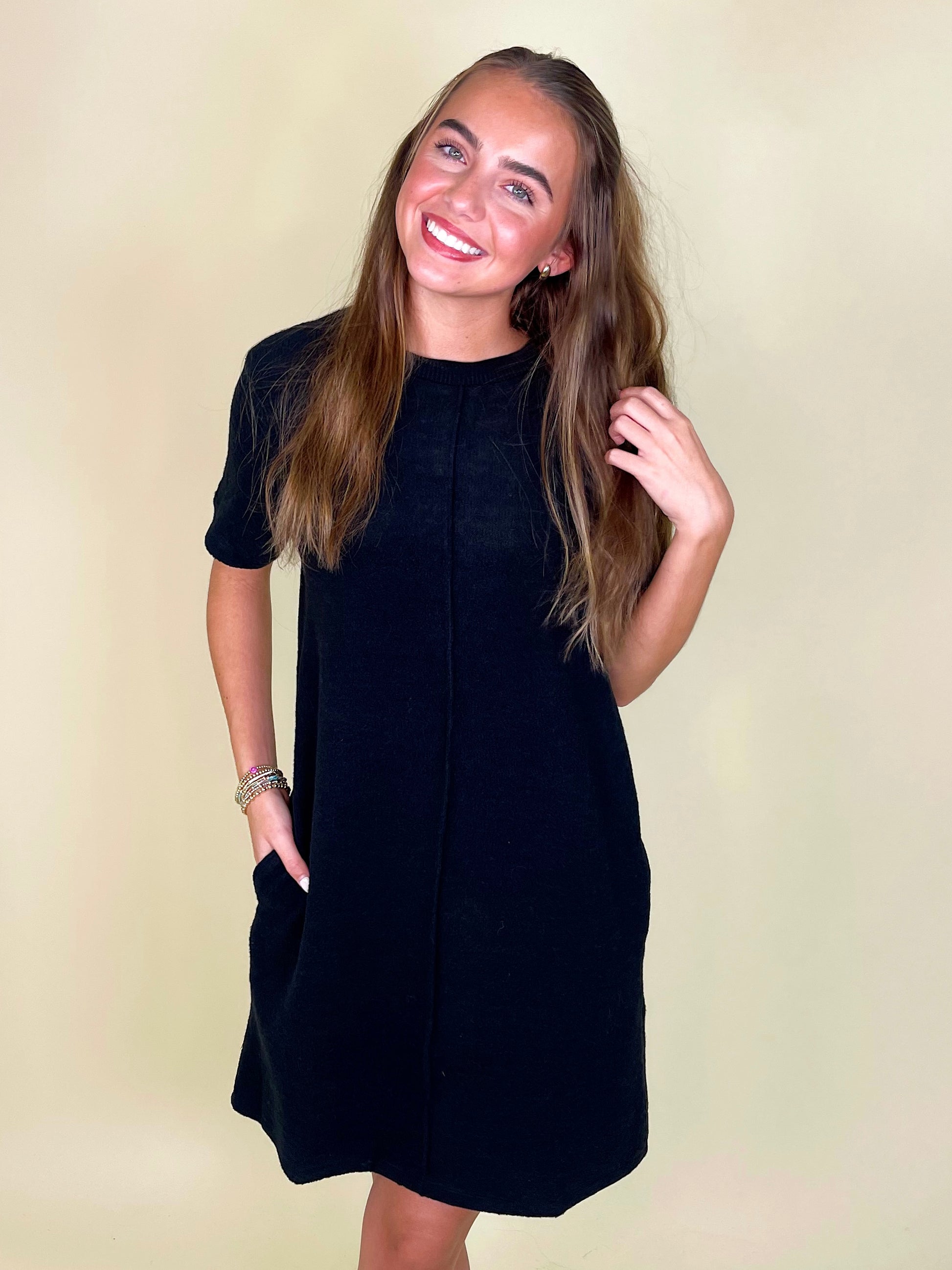 The Maddie T-Shirt Dress-T-Shirt Dress-Blu Ivy-The Village Shoppe, Women’s Fashion Boutique, Shop Online and In Store - Located in Muscle Shoals, AL.