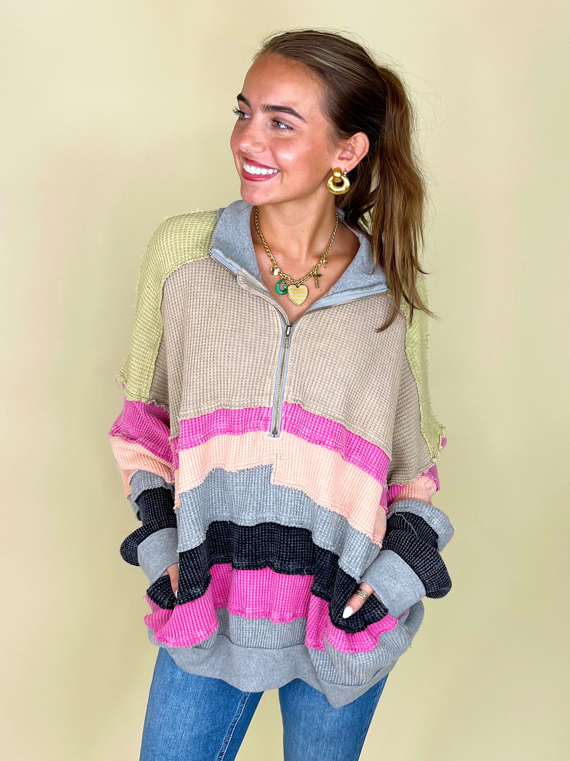 The Annabelle Pullover-Pullover-Oli & Hali-The Village Shoppe, Women’s Fashion Boutique, Shop Online and In Store - Located in Muscle Shoals, AL.