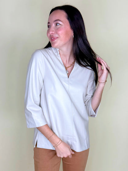 The Charlie Top-3/4 Sleeves-Entro-The Village Shoppe, Women’s Fashion Boutique, Shop Online and In Store - Located in Muscle Shoals, AL.